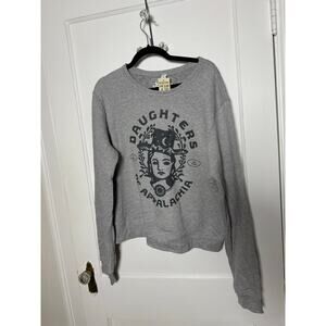 Kinship Goods Daughters of Appalachia Gray Crewneck Sweatshirt XXL NWT Cowgirl